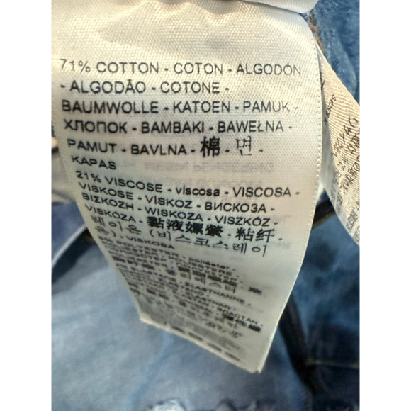 Levi’s High Rise Distressed Denim Shorts Size 30 - Picture 4 of 6